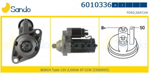 SANDO 60103360 Стартер