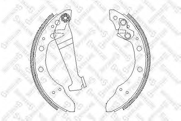 STELLOX 057100SX Комплект гальмівних колодок