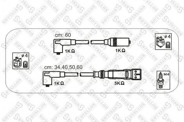 STELLOX 1038085SX Комплект дротів запалювання