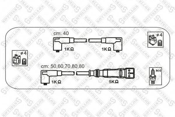 STELLOX 1038145SX Комплект дротів запалювання