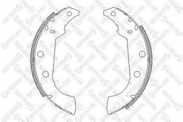 STELLOX 146101SX Комплект гальмівних колодок