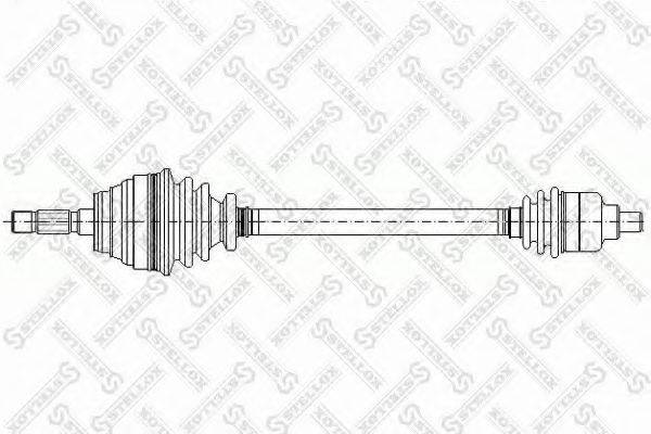 STELLOX 1581027SX Приводний вал