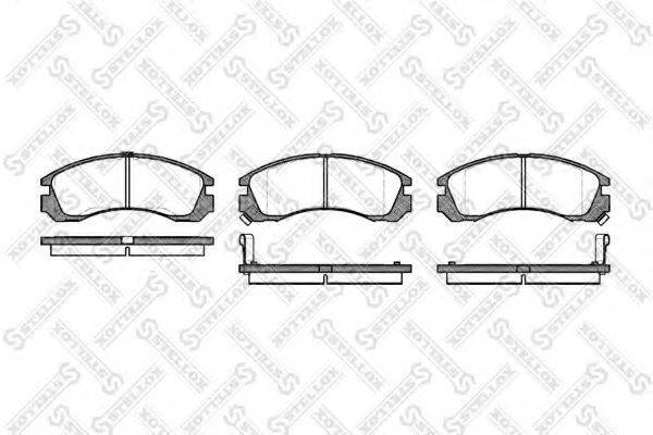 STELLOX 365002SX Комплект гальмівних колодок, дискове гальмо