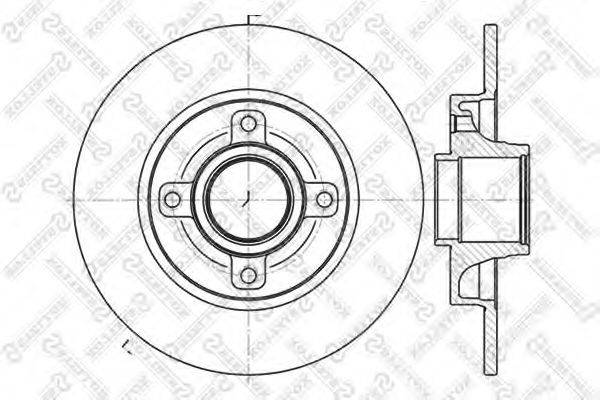 STELLOX 60201947SX гальмівний диск