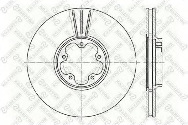 STELLOX 60202544VSX гальмівний диск