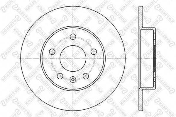 STELLOX 60203631SX гальмівний диск