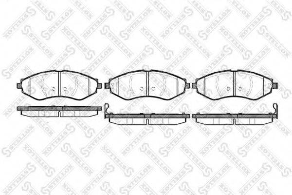 STELLOX 656022SX Комплект гальмівних колодок, дискове гальмо