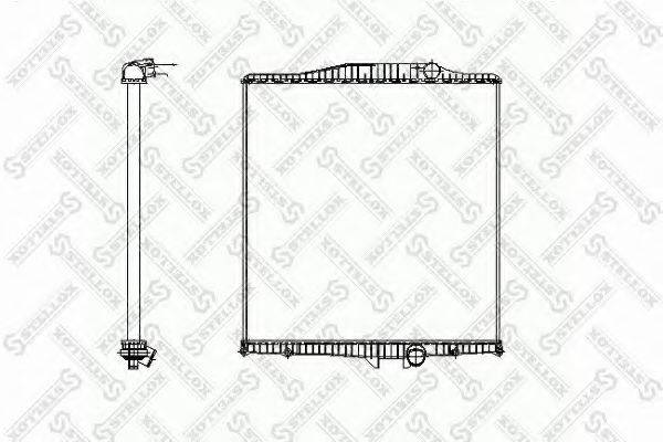 STELLOX 8103312SX Радіатор, охолодження двигуна