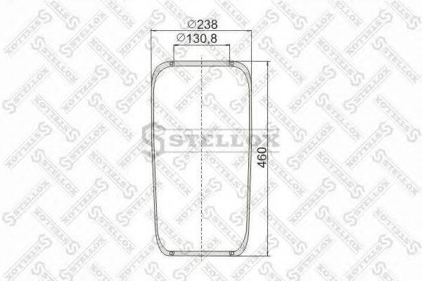 STELLOX 9007200SX Кожух пневматичної ресори