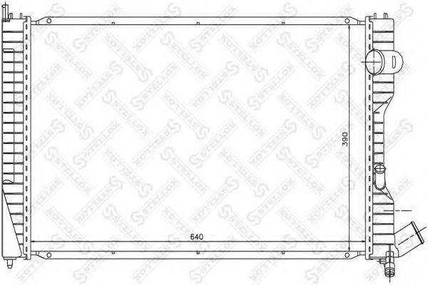 STELLOX 1025639SX Радіатор, охолодження двигуна