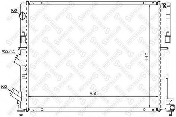 STELLOX 1026186SX Радіатор, охолодження двигуна