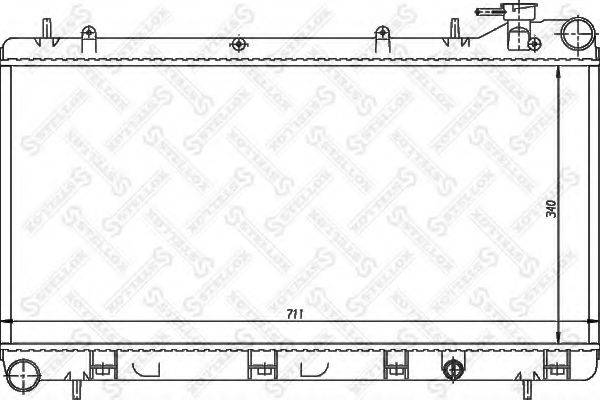 STELLOX 1026263SX Радіатор, охолодження двигуна