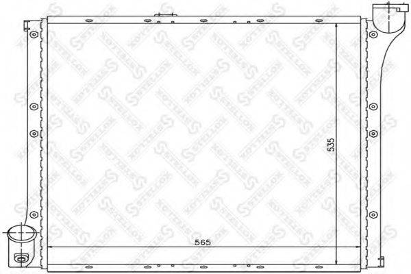 STELLOX 1026416SX Радіатор, охолодження двигуна