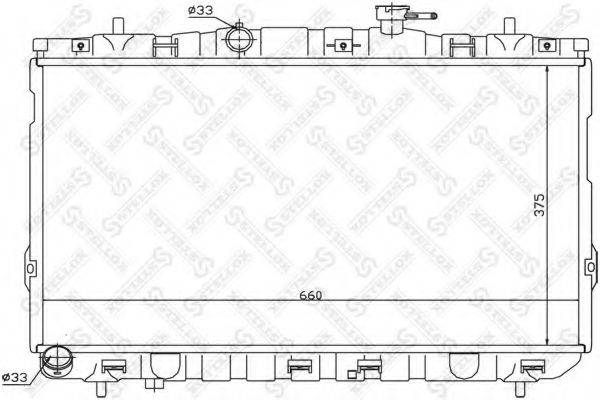 STELLOX 1026602SX Радіатор, охолодження двигуна