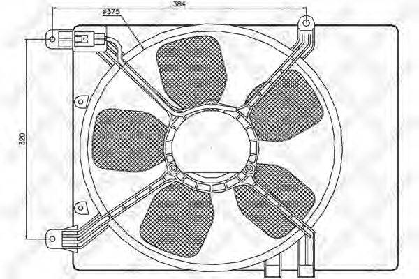 STELLOX 2999179SX Вентилятор, охолодження двигуна