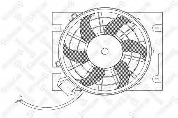 STELLOX 2999265SX Вентилятор, охолодження двигуна