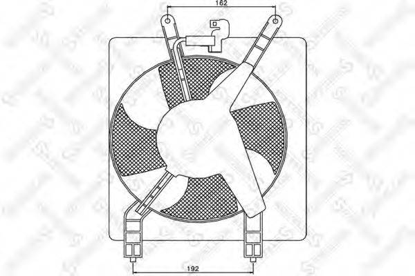 STELLOX 2999357SX Вентилятор, охолодження двигуна