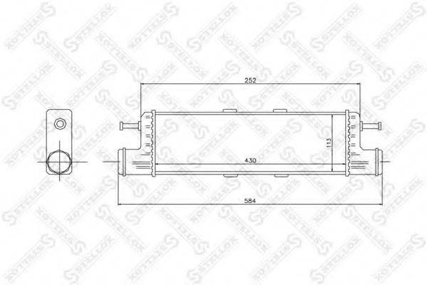 STELLOX 1040050SX Інтеркулер