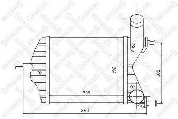 STELLOX 1040126SX Інтеркулер