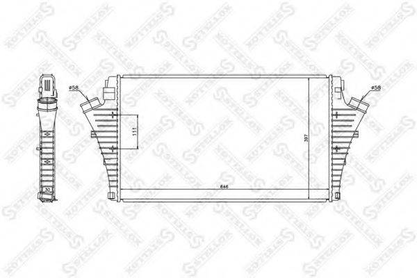 STELLOX 1040141SX Інтеркулер