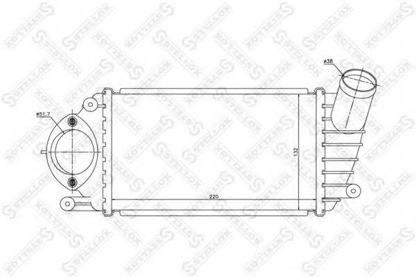 STELLOX 1040153SX Інтеркулер