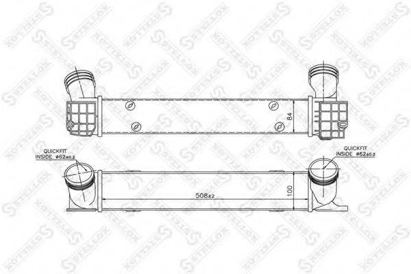 STELLOX 1040186SX Інтеркулер