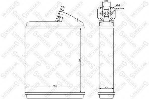 STELLOX 1035206SX Теплообмінник, опалення салону