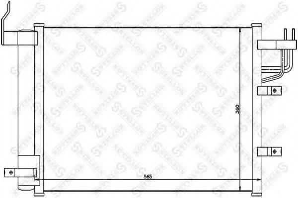 STELLOX 1045113SX Конденсатор, кондиціонер