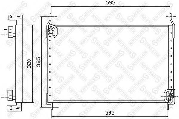 STELLOX 1045299SX Конденсатор, кондиціонер