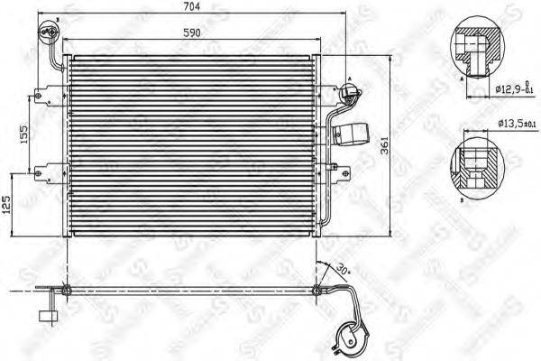 STELLOX 1045362SX Конденсатор, кондиціонер