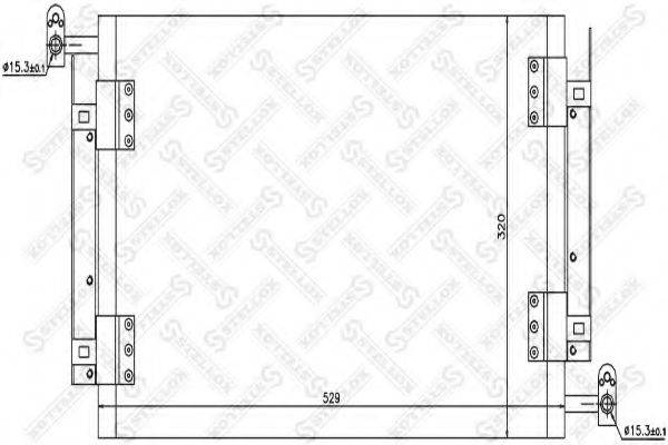 STELLOX 1045420SX Конденсатор, кондиціонер