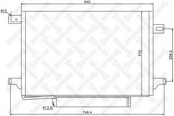 STELLOX 1045574SX Конденсатор, кондиціонер