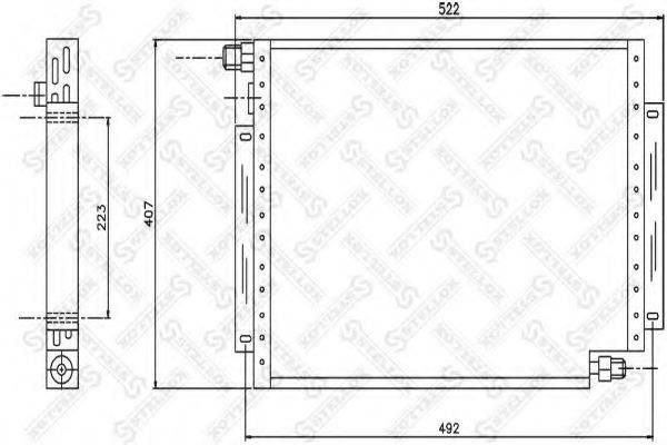 STELLOX 1045677SX Конденсатор, кондиціонер