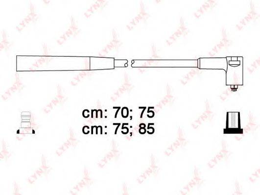LYNXAUTO SPC1006 Комплект дротів запалювання