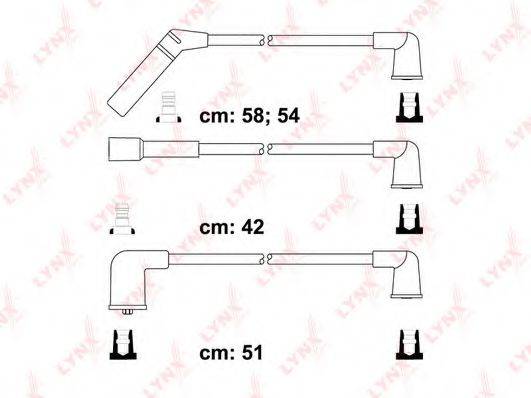 LYNXAUTO SPC1815 Комплект дротів запалювання