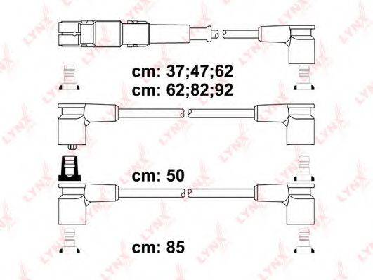 LYNXAUTO SPC5316 Комплект дротів запалювання