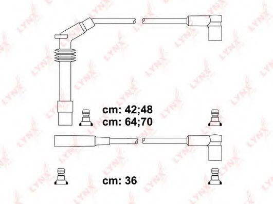 LYNXAUTO SPC5931 Комплект дротів запалювання