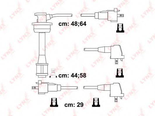LYNXAUTO SPC7528 Комплект дротів запалювання