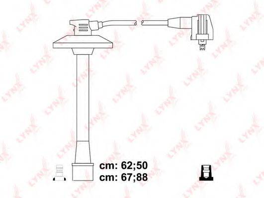 LYNXAUTO SPC7548 Комплект дротів запалювання