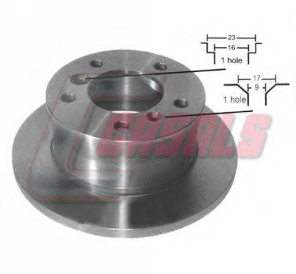 CASALS 55204 гальмівний диск