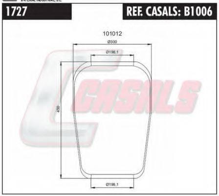 CASALS B1006 Кожух пневматичної ресори