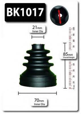 SHAFTEC BK1017 Комплект пильника, приводний вал