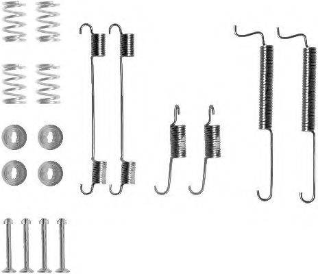 HELLA PAGID 8DZ355200591 Комплектуючі, гальмівна колодка