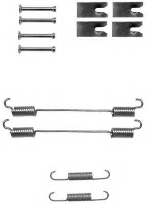 HELLA PAGID 8DZ355200831 Комплектуючі, гальмівна колодка