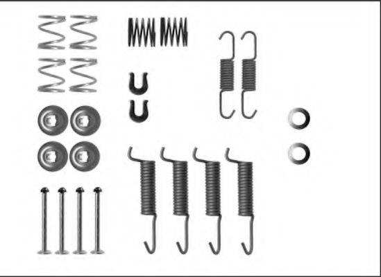 HELLA PAGID 8DZ355205971 Комплектуючі, стоянкова гальмівна система