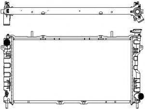 SAKURA AUTOMOTIVE 31311009 Радіатор, охолодження двигуна