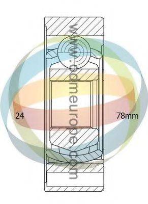 ODM-MULTIPARTS 12156001 Шарнір, поздовжній вал