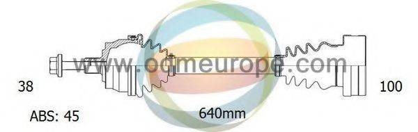 ODM-MULTIPARTS 18212761 Приводний вал