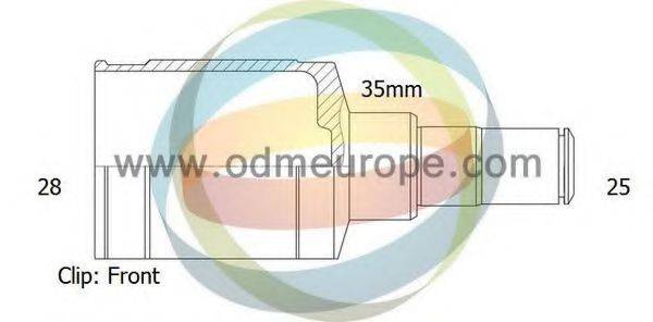 ODM-MULTIPARTS 14236096 Шарнірний комплект, приводний вал