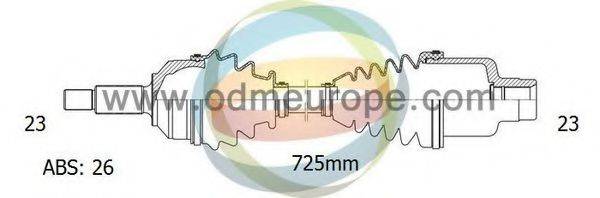 ODM-MULTIPARTS 18292101 Приводний вал